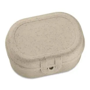 PASCAL MINI Bento-Box - Natursand, Ideal für Snacks & kleine Mahlzeiten TK Gruppe® Grosshandel 