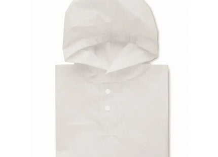 PEVA PONCHIE Kinder-Regenmantel in Weiß - Sicherer Schutz für Spiel & Spaß TK Gruppe® Grosshandel 