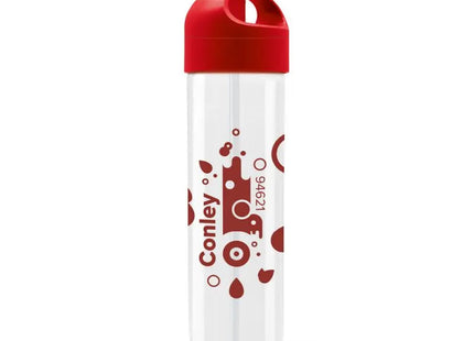 CONLEY Dynamische Sportflasche aus PS/PE, 500ml - Feuerrot TK Gruppe® Grosshandel 