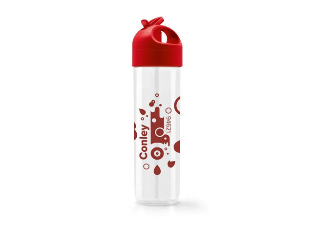 CONLEY Dynamische Sportflasche aus PS/PE, 500ml - Feuerrot TK Gruppe® Grosshandel 