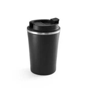 PHELPS 470ml Edelstahl & PP Reisebecher – Robustes Schwarz TK Gruppe® Grosshandel 