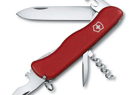 PICKNICKER Schweizer Taschenmesser: Rot, Vielseitig, Praktisch für Outdoor und Picknick TK Gruppe® Grosshandel 