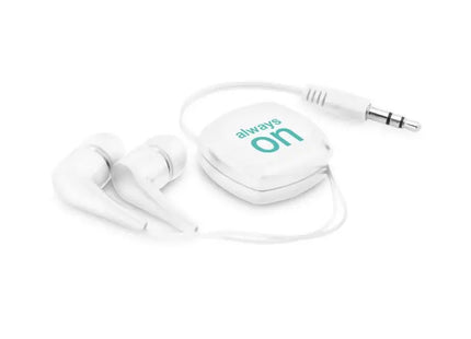 PINEL Ausziehbare Kabel-Kopfhörer - Reinweiß TK Gruppe® Grosshandel 