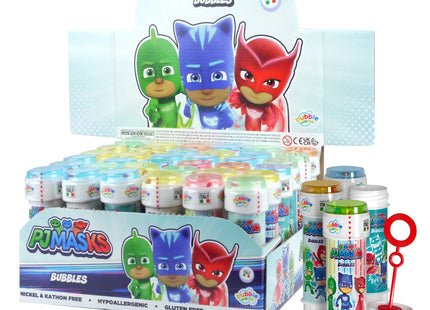 PJ Masks Bubble Tubs, 60ml mit Labyrinth-Puzzle, Kinder-Seifenblasen-Spielzeug TK Gruppe® Grosshandel 