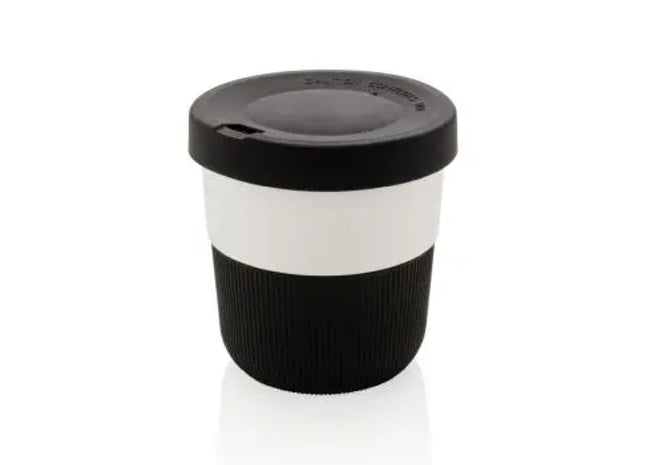 PLA Coffee-To-Go Becher 280 ml - Nachhaltig Schwarz - Umweltfreundlicher Reisebecher TK Gruppe® Grosshandel 