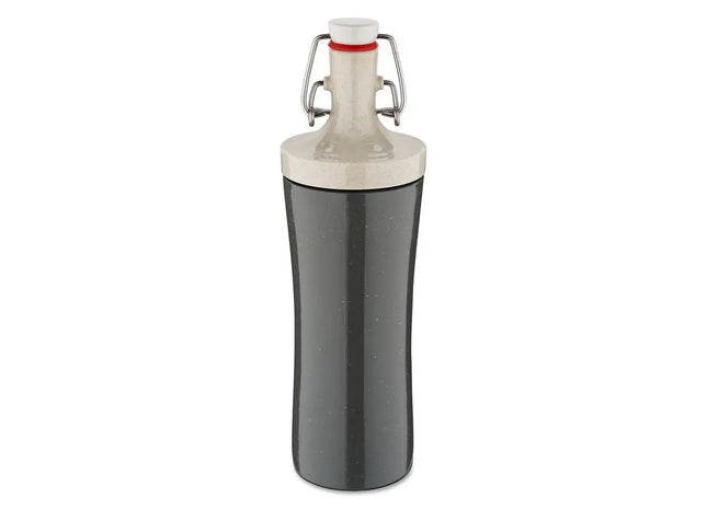 PLOPP TO GO Wasserflasche, Aschgrau, 425 ml, Modern & Auslaufsicher TK Gruppe® Grosshandel 