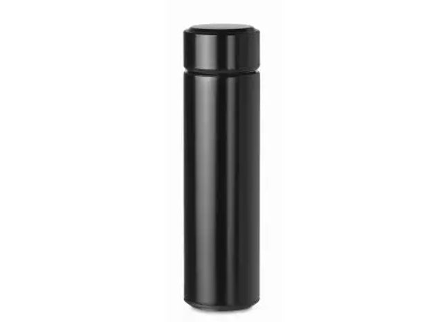 POLE Isolierkanne mit Temperaturanzeige, 450ml - Elegantes Schwarz TK Gruppe® Grosshandel 
