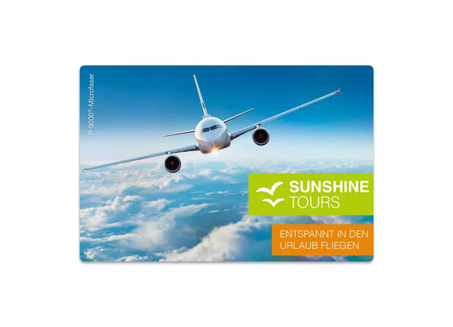 POLYCLEAN Bildschirmputztuch 18x15 cm mit Digitalem Druck TK Gruppe® Grosshandel 