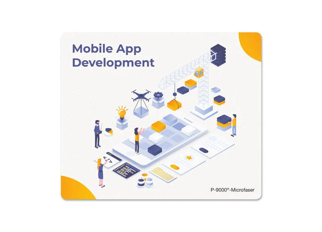 POLYCLEAN Bildschirmreinigungstuch 18x15 cm mit digitalem Aufdruck TK Gruppe® Grosshandel 