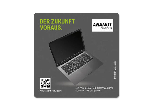 POLYCLEAN Bildschirmtuch 15x15 cm mit Digitaldruck TK Gruppe® Grosshandel 