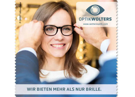 POLYCLEAN Brillenputztuch 15x15 cm – Personalisiert & Praktisch TK Gruppe® Grosshandel 