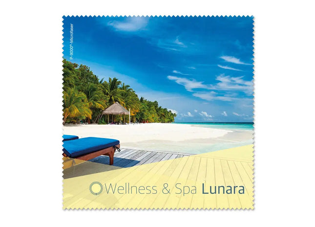 POLYCLEAN Brillenreinigungstuch 20x20 cm mit Digitaldruckmotiv TK Gruppe® Grosshandel 