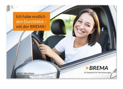 POLYCLEAN Großformatiges Brillenputztuch 30x20 cm mit Custom Print TK Gruppe® Grosshandel 