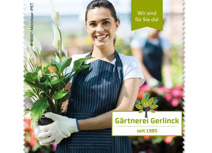 POLYCLEAN rPET Brillenputztuch 15x15 cm, inkl. Digitaldruck, Umweltfreundlich TK Gruppe® Grosshandel 