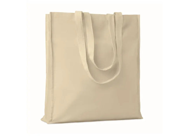 PORTOBELLO Beige Baumwoll-Einkaufstasche, Stilvoll & Umweltfreundlich TK Gruppe® Grosshandel