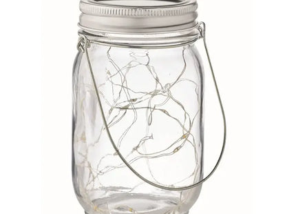 POT LAMP Solarbetriebenes Licht im Glas, Transparent, Öko-Stilvoll TK Gruppe® Grosshandel 