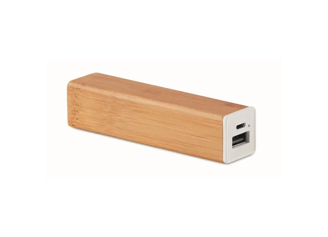POWERBAM 2200 mAh Bambus Powerbank – Kompakt und umweltfreundlich TK Gruppe® Grosshandel