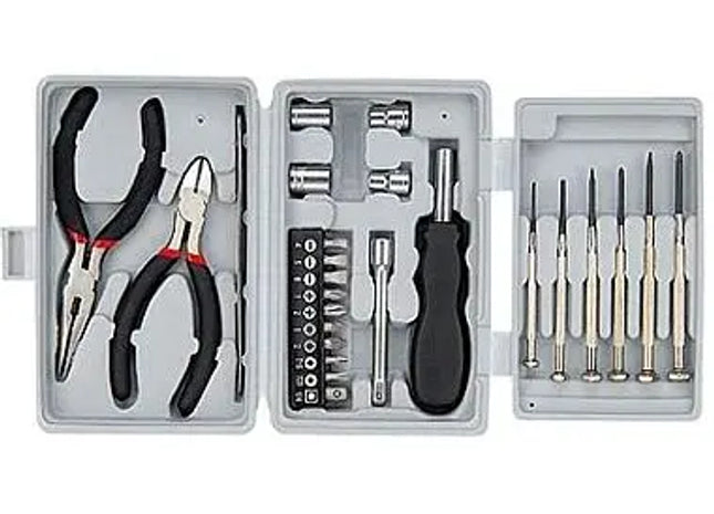 PRACIZIONSSATZ ;Profi Präzisionssatz: Hochwertiges Werkzeugset für präzise Arbeiten – Feinmechaniker Werkzeuge mit austauschbaren Spitzen – Präzisionswerkzeug für Uhren, Schmuck und Elektronik TK Gruppe® Grosshandel 