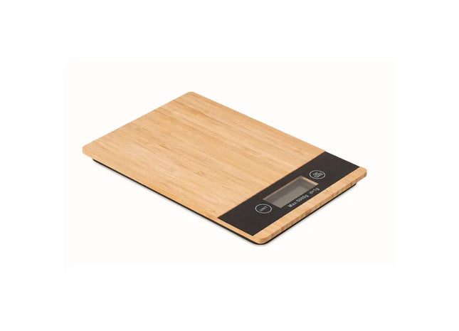PRECISE Digitale Küchenwaage aus Bambus, Holz, Elegant & Präzise TK Gruppe® Grosshandel 