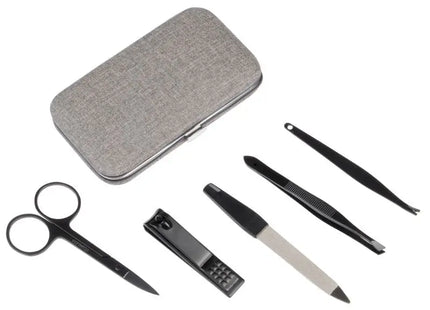 PRETTY IN BLACK Maniküre-Set in Grau – Elegant & Vielseitig TK Gruppe® Grosshandel 