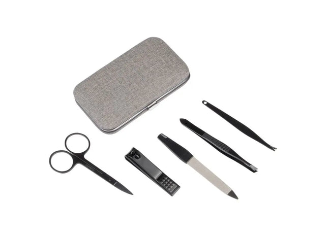 PRETTY IN BLACK Maniküre-Set in Grau – Elegant & Vielseitig TK Gruppe® Grosshandel 