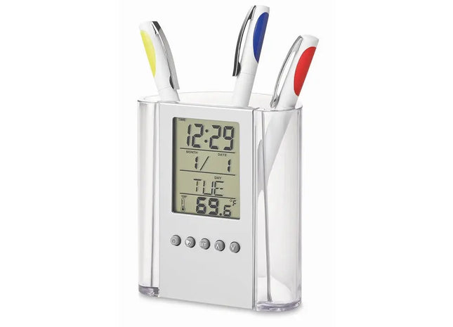 PRODIGY Transparenter Stiftehalter - Klarer Organizer für Schreibtisch TK Gruppe® Grosshandel 