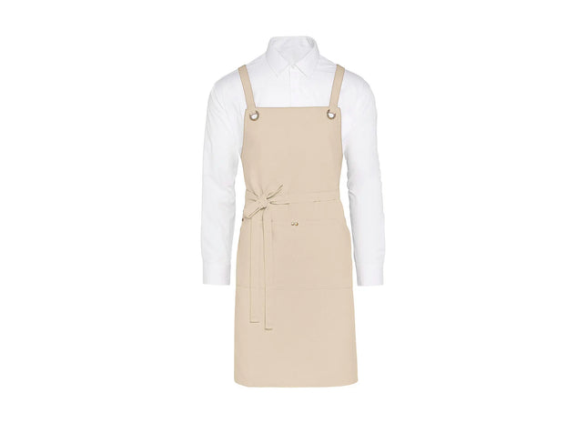 PROVENCE - Crossover Eyelets Bib Apron with Pocket TK Gruppe® Grosshandel 