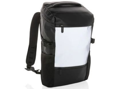 PU-Easy-Access Hochsichtbarer Laptop-Rucksack 15.6, Schwarz TK Gruppe® Grosshandel 