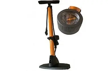 PUMPE: Hochleistungs-Fahrradpumpe - Premium-Fahrradluftpumpe für schnelles Aufpumpen - Qualitäts-Pumpe für Fahrradenthusiasten TK Gruppe® Grosshandel 