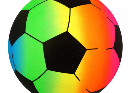 PVC-Ball 23 cm, 80 g – Regenbogen-Fußball, bunt und langlebig TK Gruppe® Grosshandel 