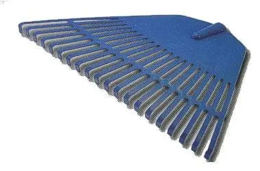 PVC GARTEN LAUBRECHEN : Hochwertiger PVC Garten Laubrechen - Robuster Kunststoff Rasenrechen für Gartenpflege, Stabiler Laubrechen mit PVC-Zinken, Ergonomischer Griff - Bester PVC Gartenrechen für Laubentfernung und Rasenpflege TK Gruppe® Grosshandel 