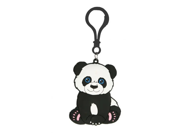 PVC-Panda "Pebbles", 7,5 cm, mit Schlüsselanhänger TK Gruppe® Grosshandel 