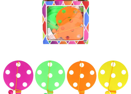 Paddel-Schläger und Ball-Set - 14 cm, 4 verschiedene Farben TK Gruppe® Grosshandel 