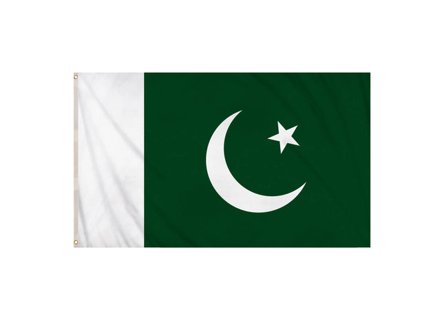 Pakistanische Flagge, 5 x 3 Fuß, großes, langlebiges Nationalbanner Pakistans für den Außenbereich TK Gruppe® Grosshandel 