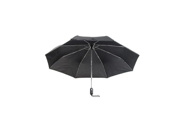 Palais Regenschirm Schwarz Kompakt & Stilvoll Zuverlässiger Regenschutz TK Gruppe® Grosshandel 