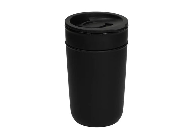 Palermo Kaffeebecher 360ml in Schwarz: Elegant, Geräumig & Praktisch TK Gruppe® Grosshandel 