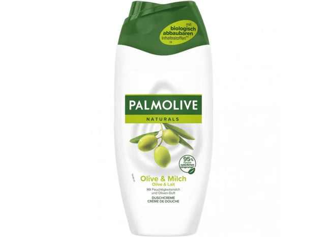 Palmolive 250ml Olive & Milch Feuchtigkeitsspendendes Duschgel - Nährendes Hautpflegeprodukt TK Gruppe® Grosshandel 