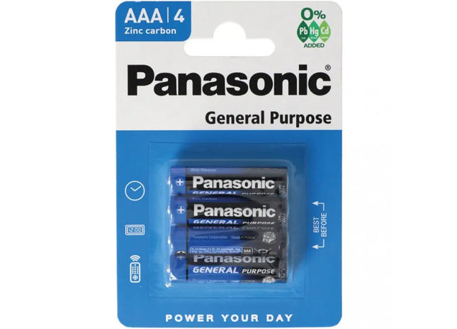 Panasonic Micro AAA Batterien, Langlebig, 4er-Pack TK Gruppe® Grosshandel 