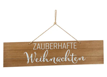 Panoramabild Feierliche Weihnachten, Leinwanddruck 80x19cm - Festliche Wanddekoration TK Gruppe® Grosshandel 