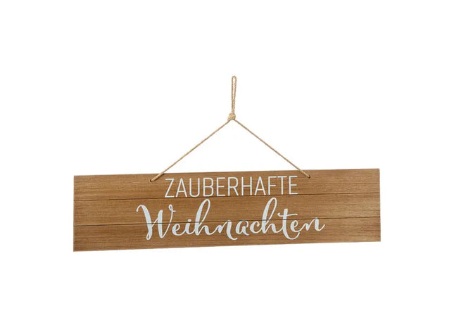 Panoramabild Feierliche Weihnachten, Leinwanddruck 80x19cm - Festliche Wanddekoration TK Gruppe® Grosshandel 