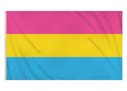 Pansexuelle Flagge 5 Fuß x 3 Fuß – große, langlebige Pan-Pride-Flagge für Veranstaltungen und Sensibilisierung TK Gruppe® Grosshandel 