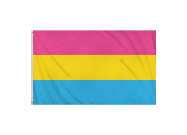 Pansexuelle Flagge 5 Fuß x 3 Fuß – große, langlebige Pan-Pride-Flagge für Veranstaltungen und Sensibilisierung TK Gruppe® Grosshandel 