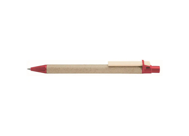 Paper Pen Druckkugelschreiber in Rot - Leicht & Ergonomisch TK Gruppe® Grosshandel 