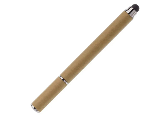 Papier Stylus Kugelschreiber - Brauner umweltfreundlicher Schreibstift mit Touchscreen-Funktion TK Gruppe® Grosshandel 