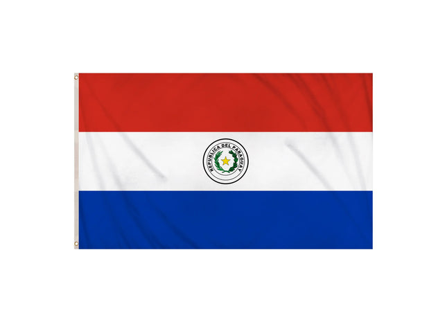 Paraguay-Flagge, 5 Fuß x 3 Fuß – große Outdoor-Nationalflagge von Paraguay TK Gruppe® Grosshandel 