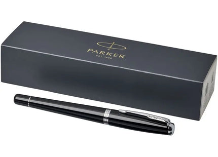 Parker Urban Füllfederhalter – Modern in Schwarz & Chrom, Blaue Tinte TK Gruppe® Grosshandel 