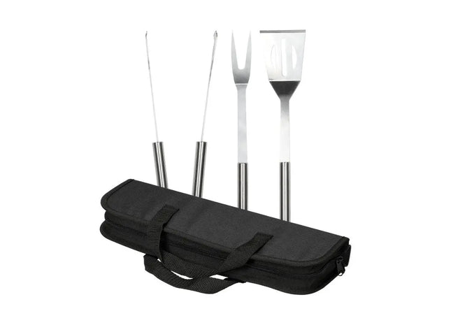 Party-Grillset Komplettkit, Mehrteilig, Trendfarbe Grau TK Gruppe® Grosshandel 