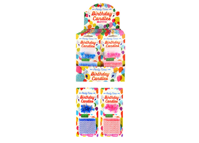 Partykirschen-Set 24-teilig mit Halftern, 6 cm, 2 Farben sortiert TK Gruppe® Grosshandel 