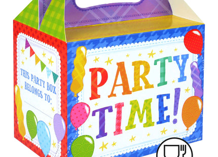 Partytime Lunchbox 14L x 9,5B x 12H cm, BPA-frei, Kinder Brotdose mit Griff TK Gruppe® Grosshandel 