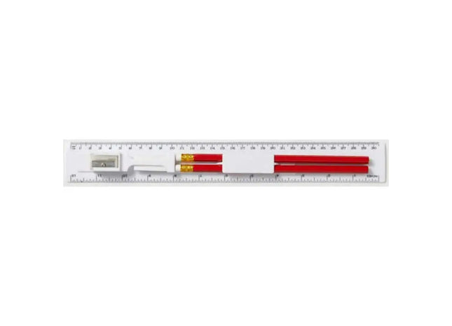 Pascale's Kunststoff-Lineal-Set: Präzise Messungen für Schule, Büro & Handwerk – Robust, Transparent & Zuverlässig TK Gruppe® Grosshandel 